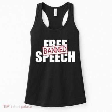 Free Speech Banned Women's Tank Top