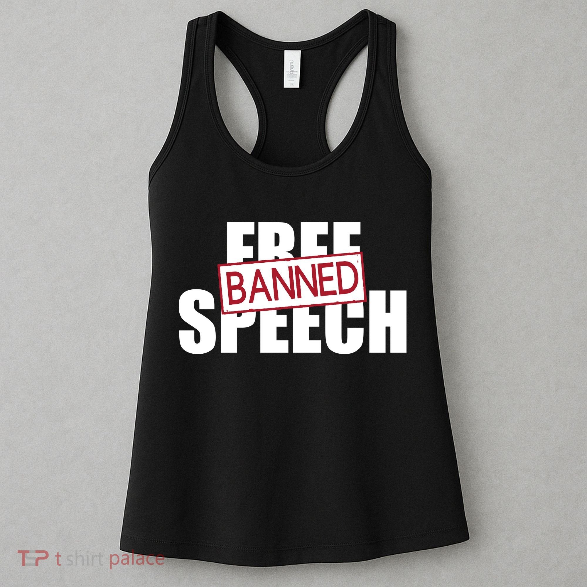Free Speech Banned Women's Tank Top