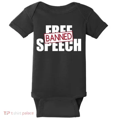 Free Speech Banned Baby Bodysuit