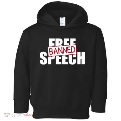 Free Speech Banned Toddler Hoodie