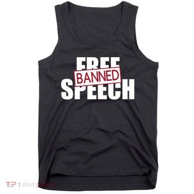 Free Speech Banned Tank Top