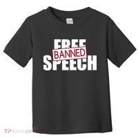 Free Speech Banned Toddler T-Shirt thumb 0