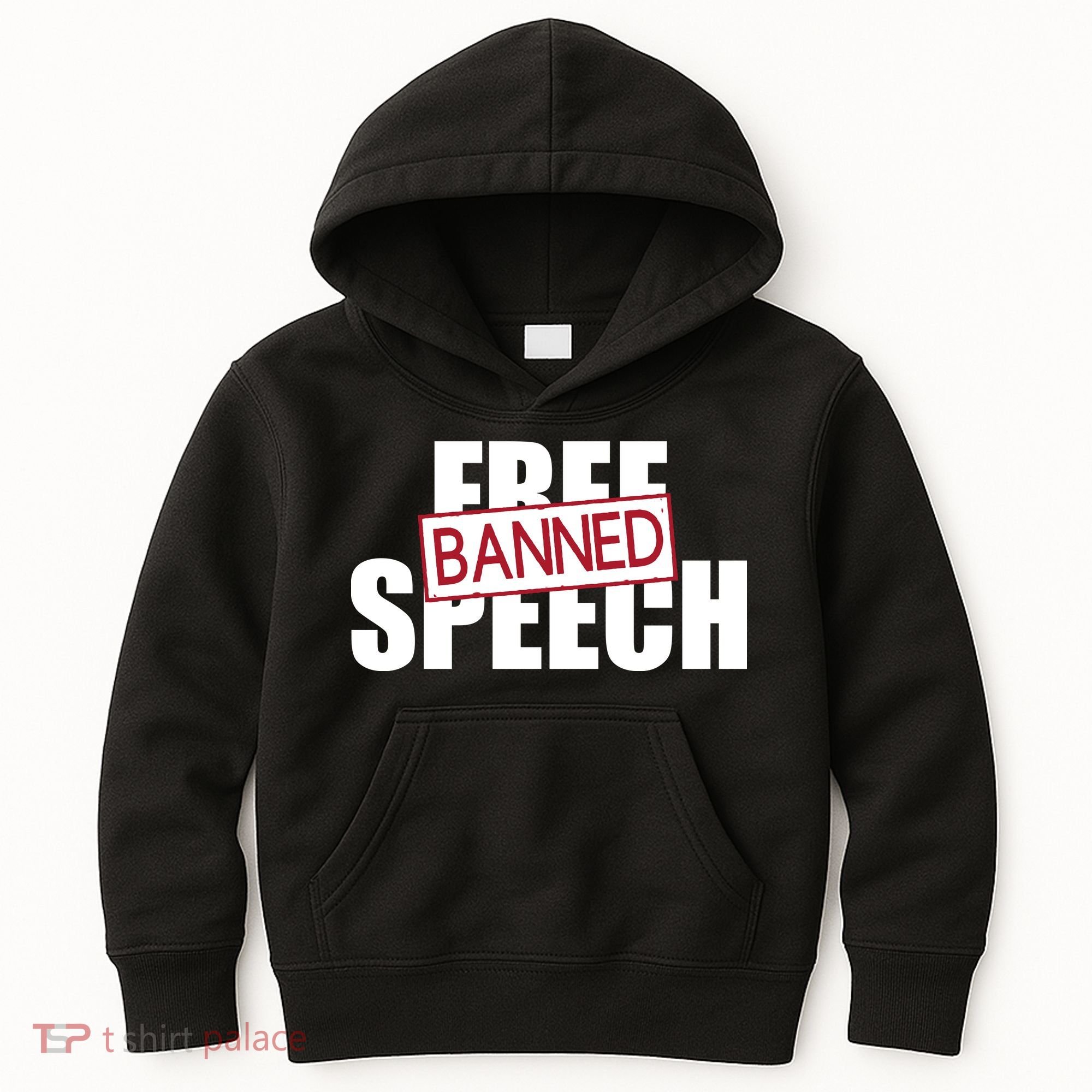 Free Speech Banned Kids Hoodie