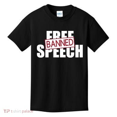 Free Speech Banned Kids T-Shirt