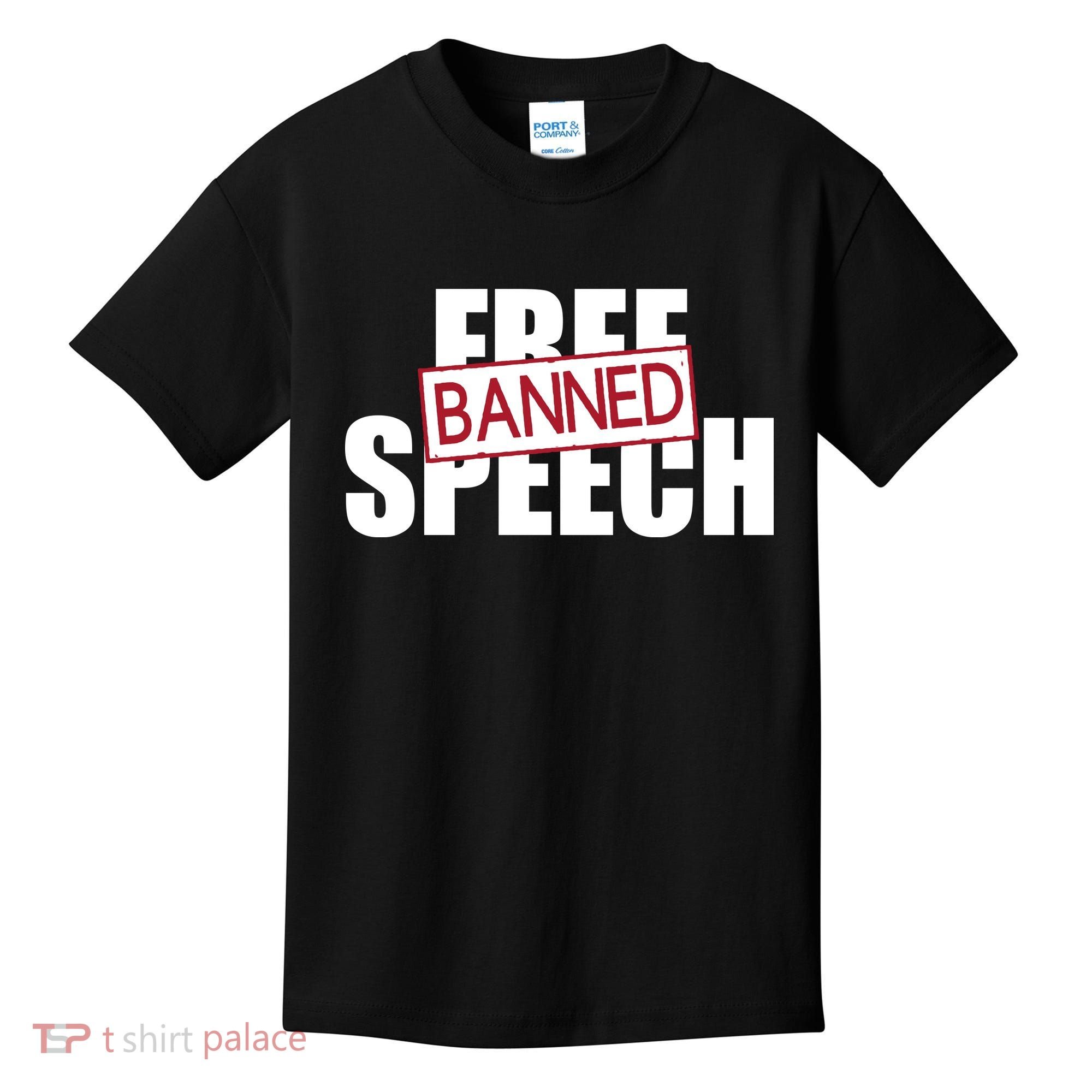 Free Speech Banned Kids T-Shirt