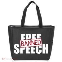 Free Speech Banned Tote Bag thumb 0