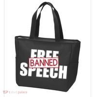 Free Speech Banned Tote Bag thumb 3