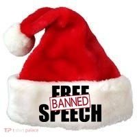 Free Speech Banned Santa Hat thumb 0