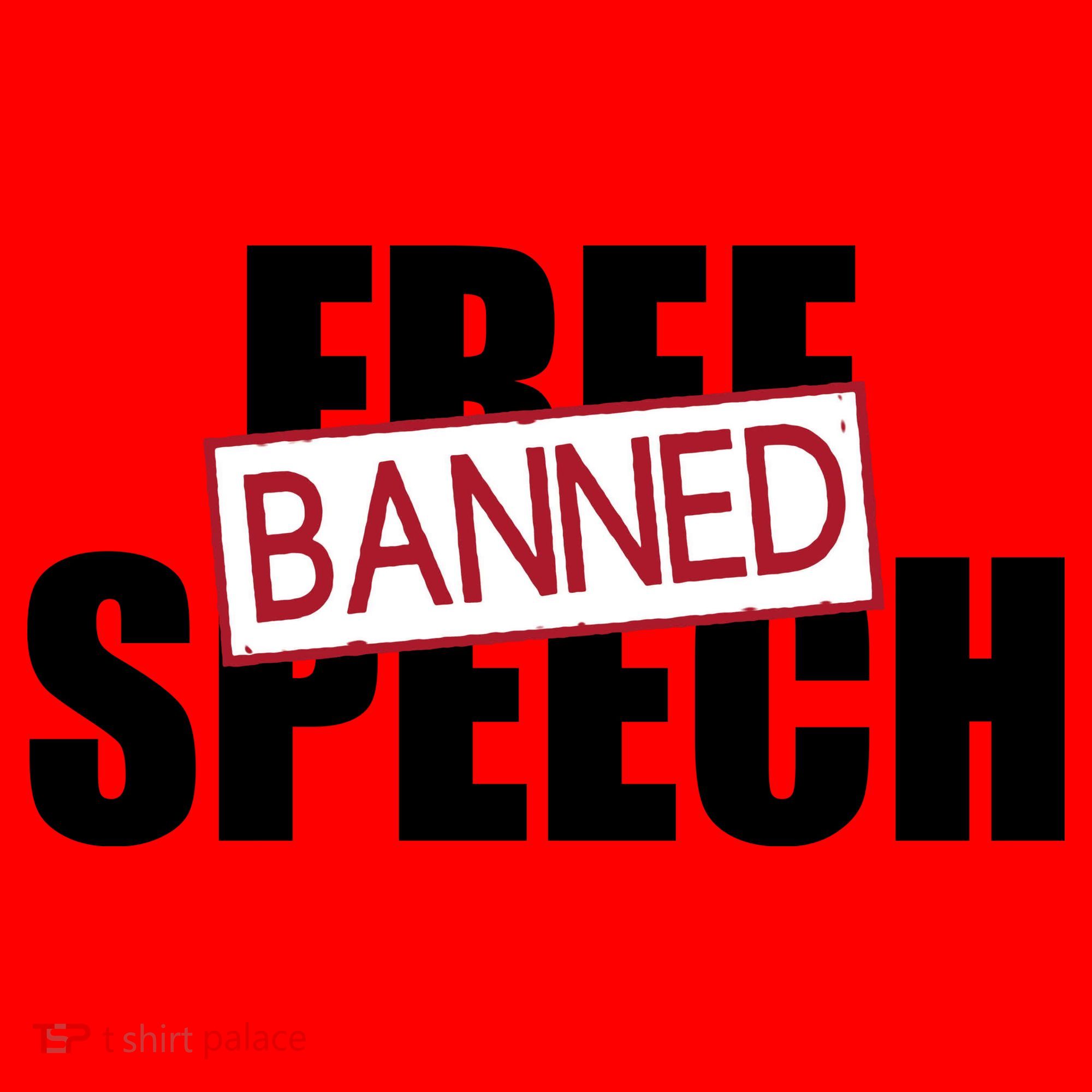 Free Speech Banned Santa Hat