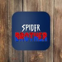 Funny Spider Brother Matching Family Shirts Coaster thumb 0