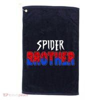 Funny Spider Brother Matching Family Shirts Golf Towel thumb 0