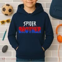Funny Spider Brother Matching Family Shirts Kids Hoodie thumb 2