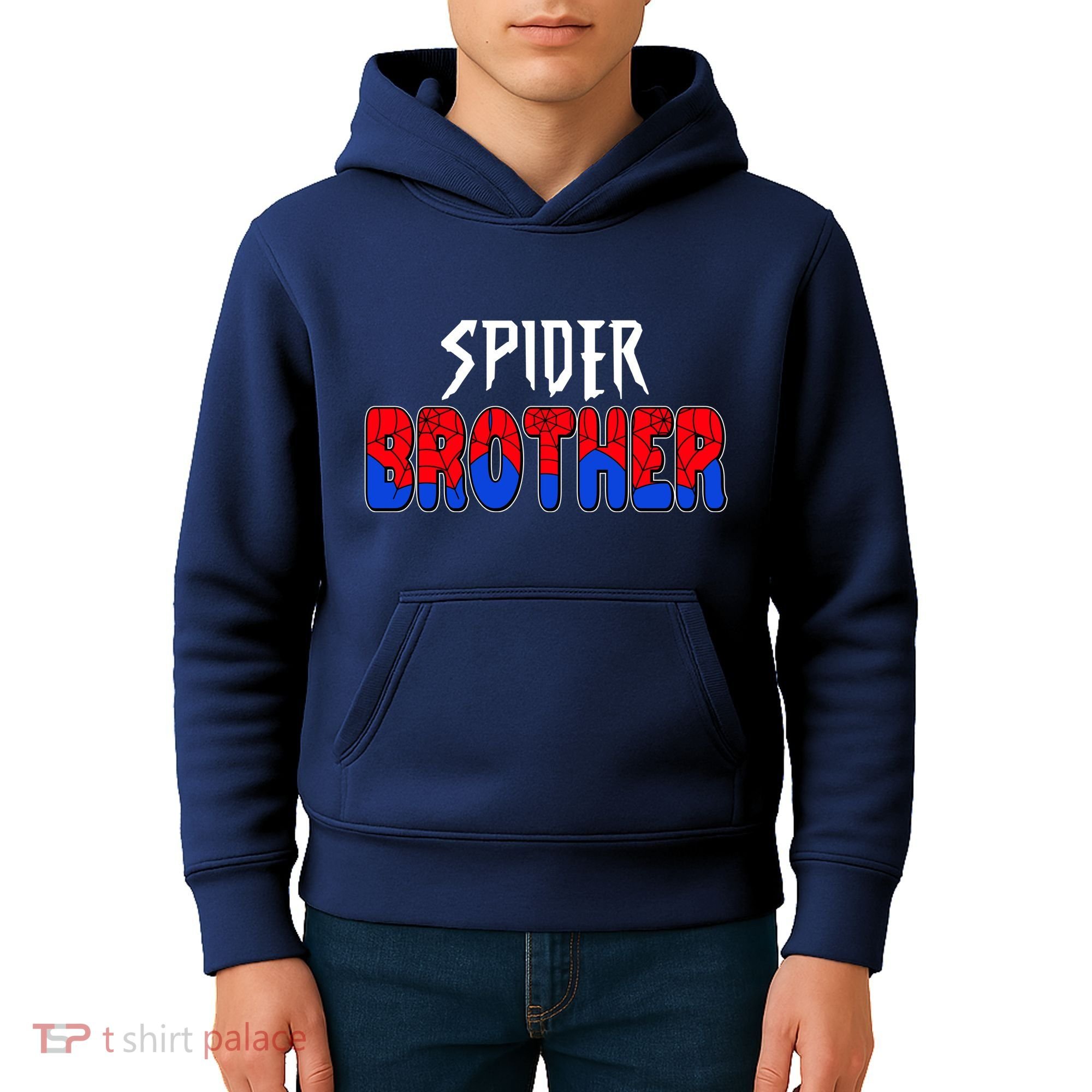 Funny Spider Brother Matching Family Shirts Kids Hoodie