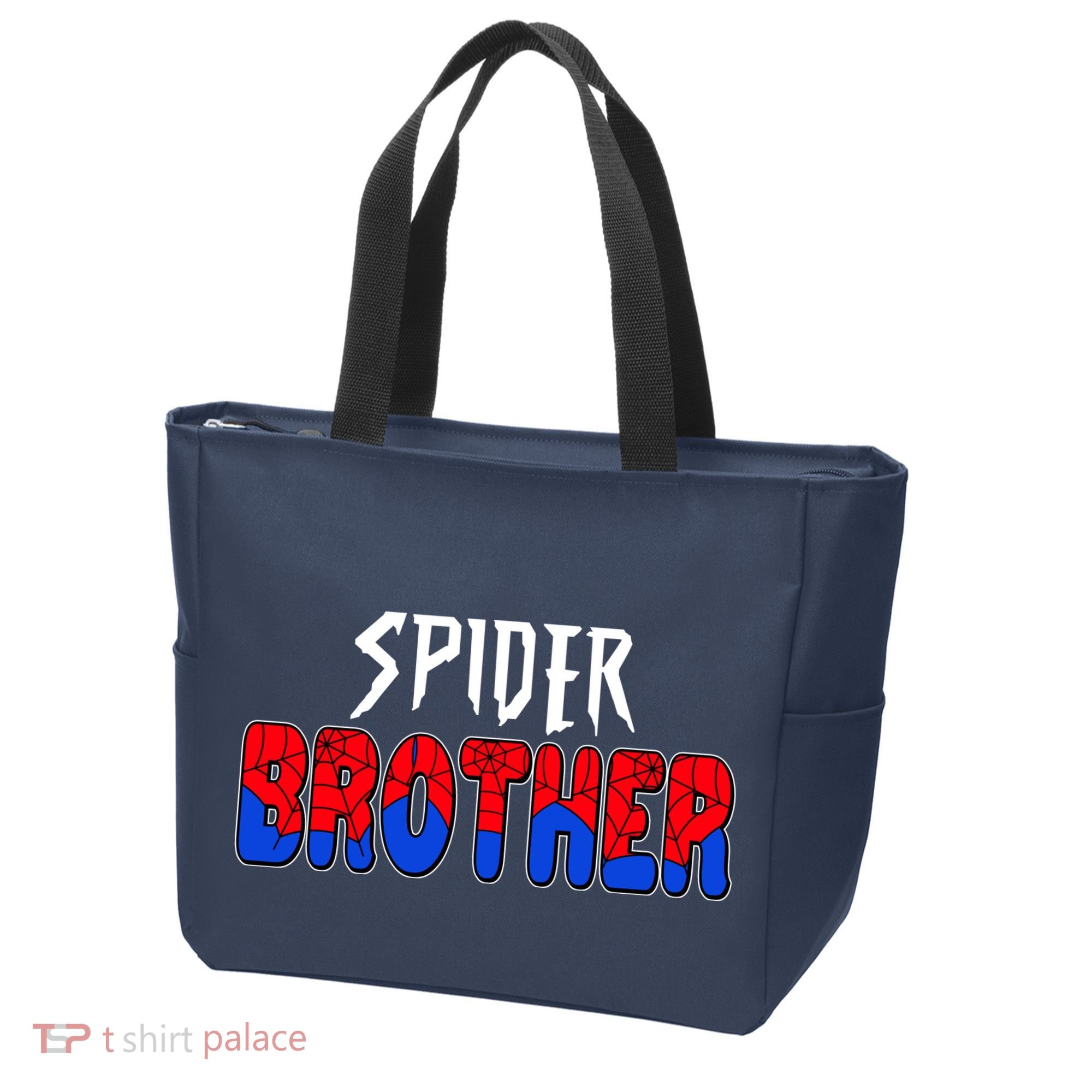 Funny Spider Brother Matching Family Shirts Tote Bag