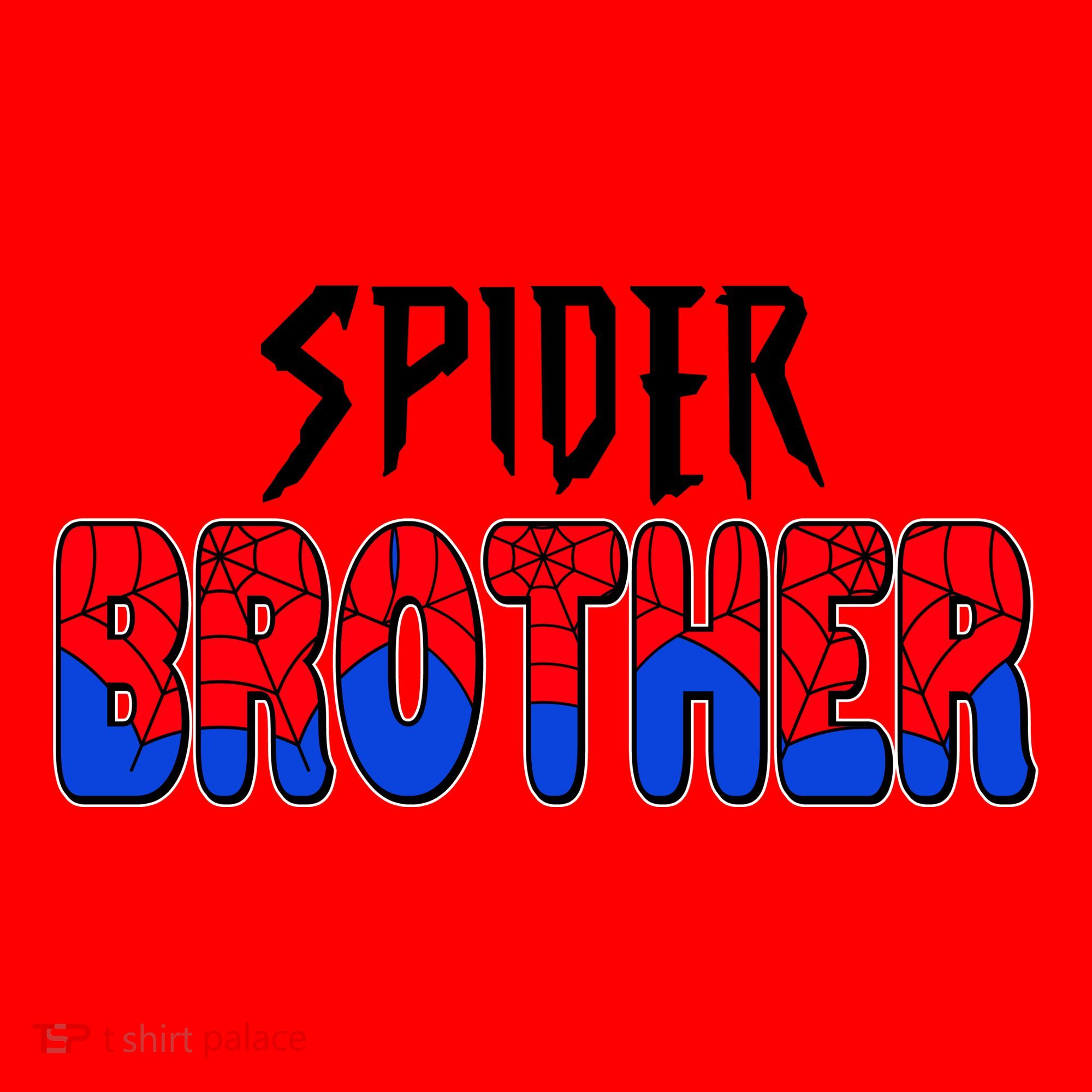 Funny Spider Brother Matching Family Shirts Santa Hat
