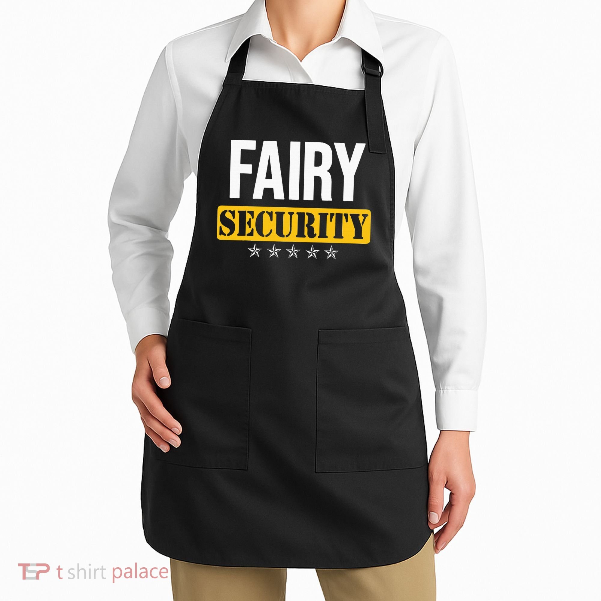Fairy Security Birthday Family Dad Mom Halloween Costume Apron