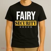 Fairy Security Birthday Family Dad Mom Halloween Costume T-Shirt thumb 3