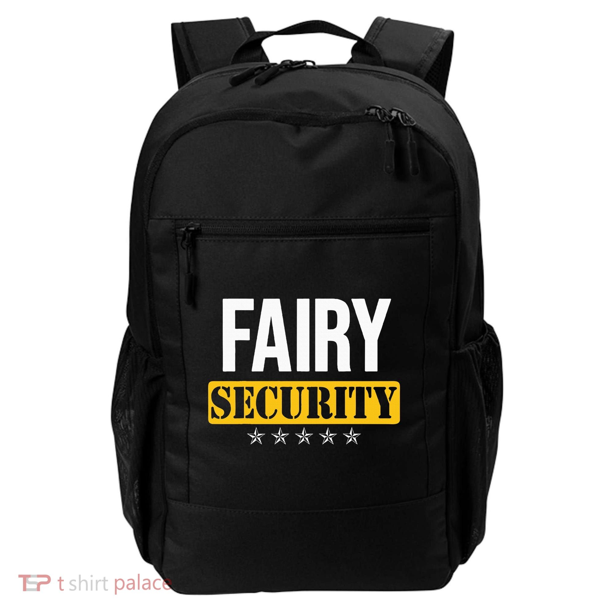 Fairy Security Birthday Family Dad Mom Halloween Costume Backpack