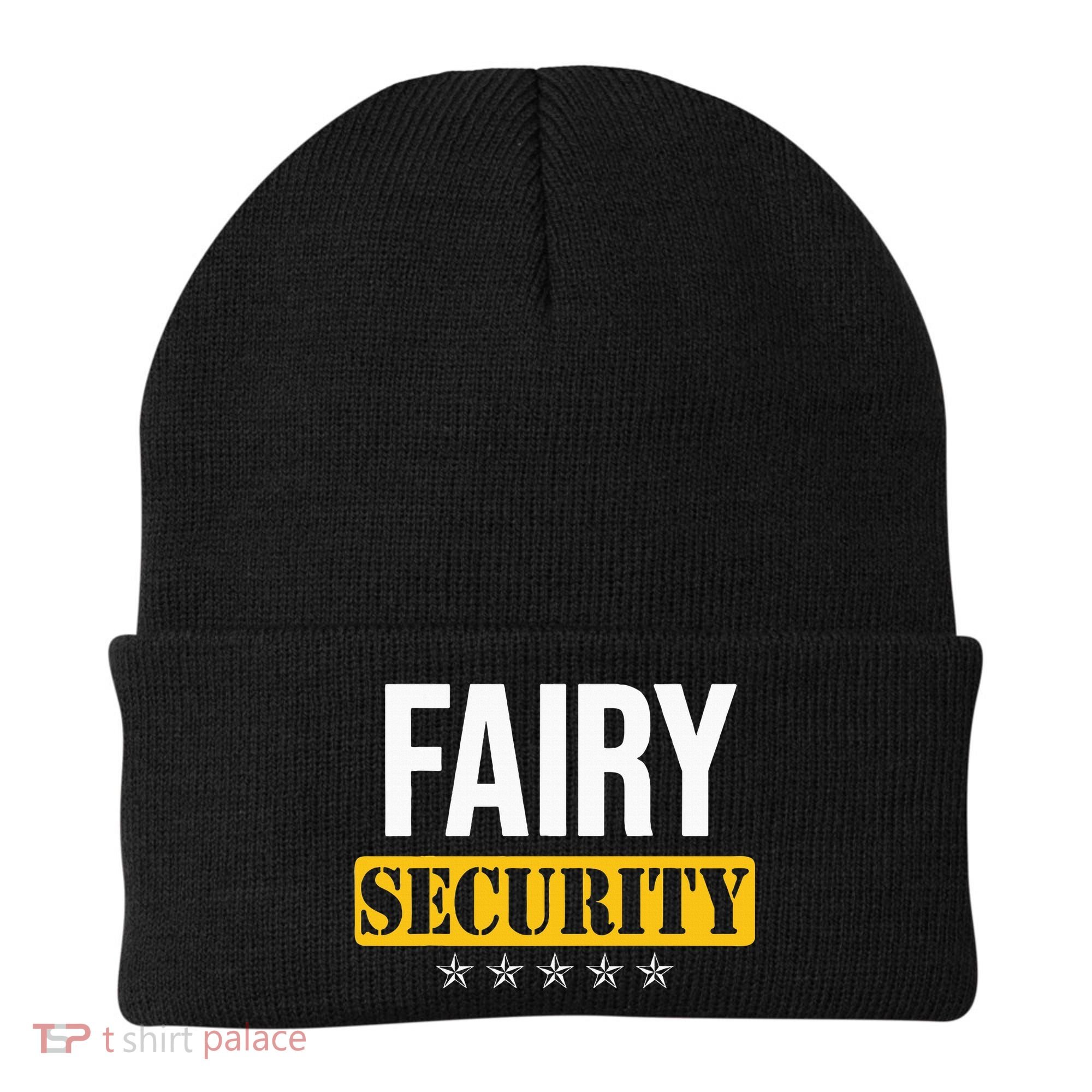 Fairy Security Birthday Family Dad Mom Halloween Costume Beanie