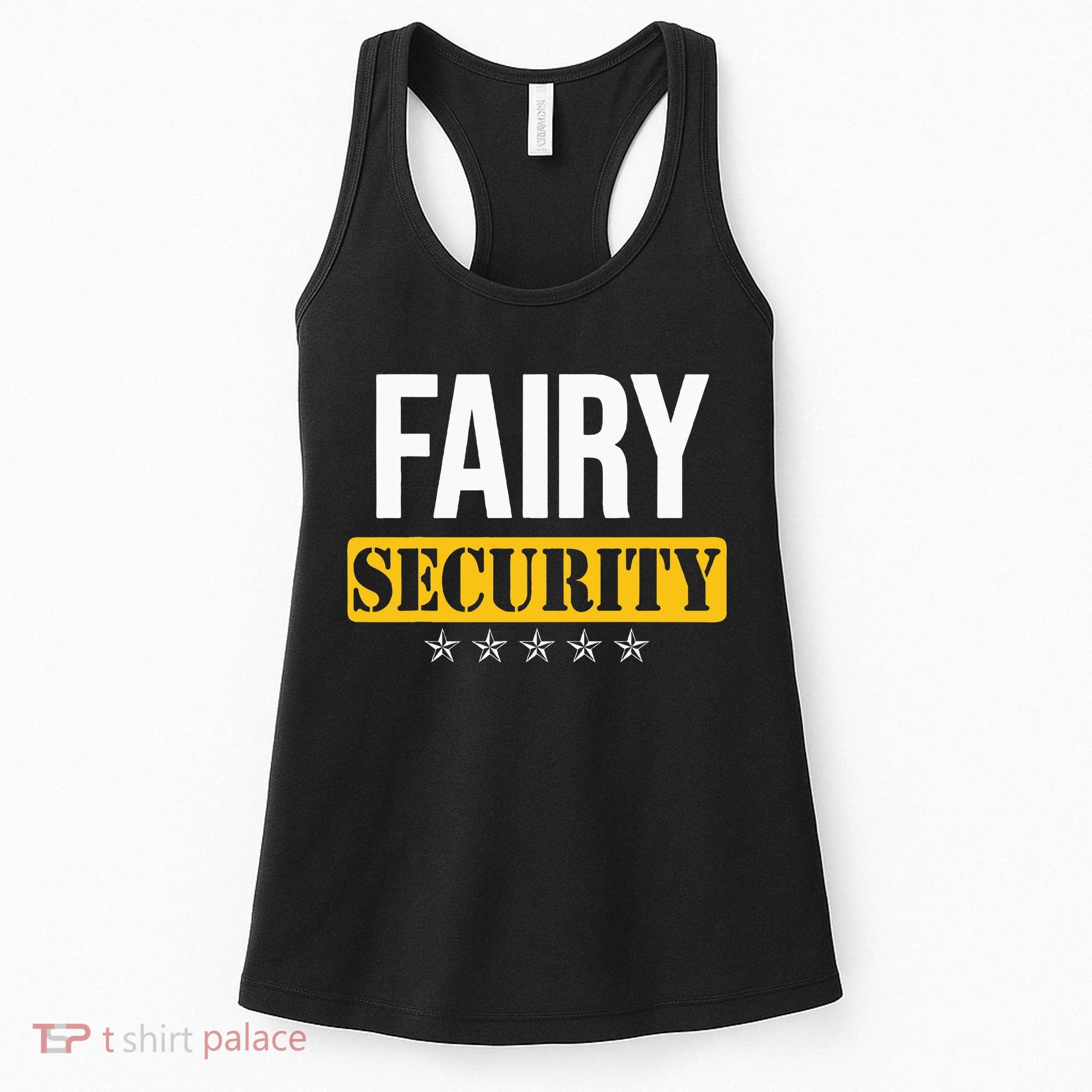Fairy Security Birthday Family Dad Mom Halloween Costume Women's Tank Top
