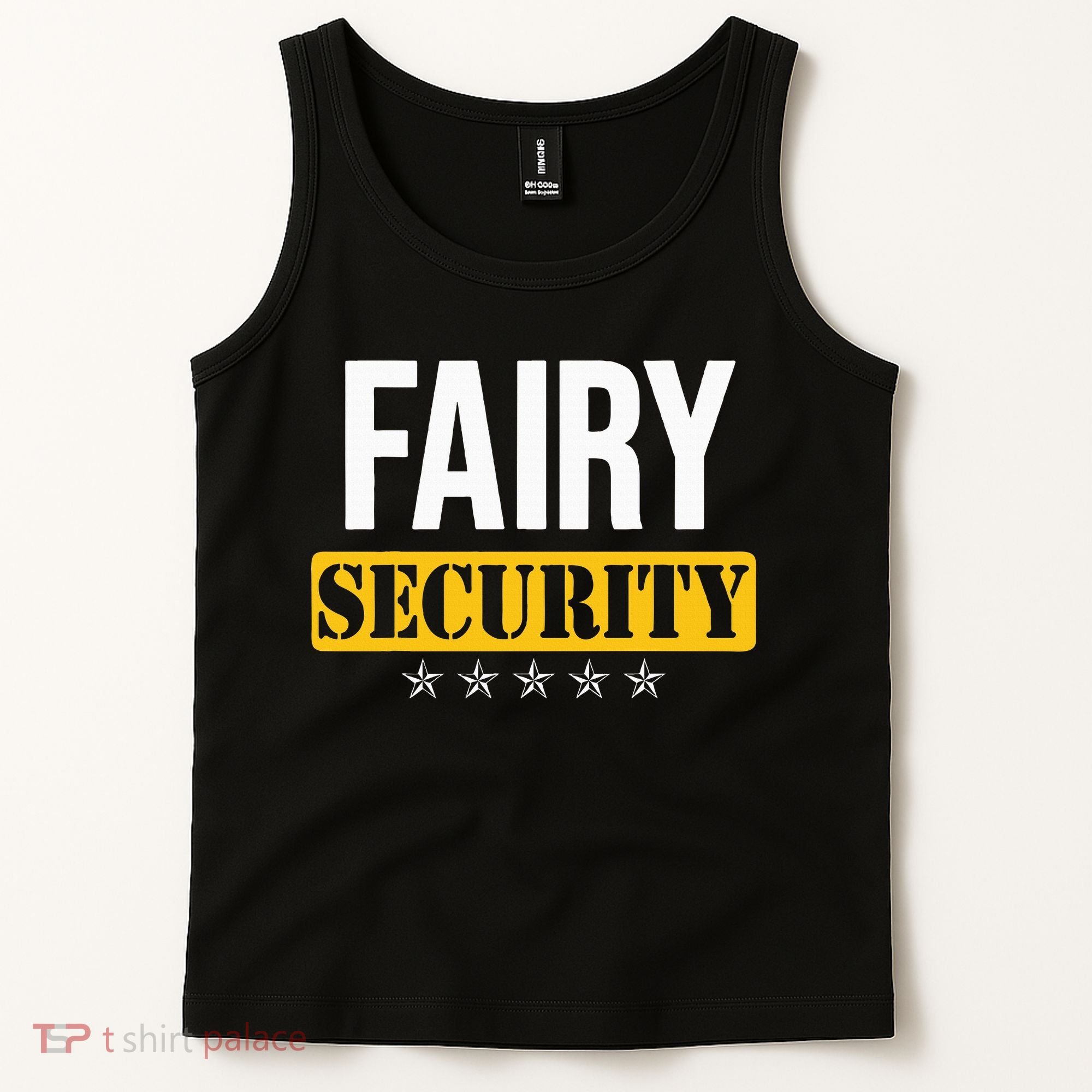 Fairy Security Birthday Family Dad Mom Halloween Costume Tank Top