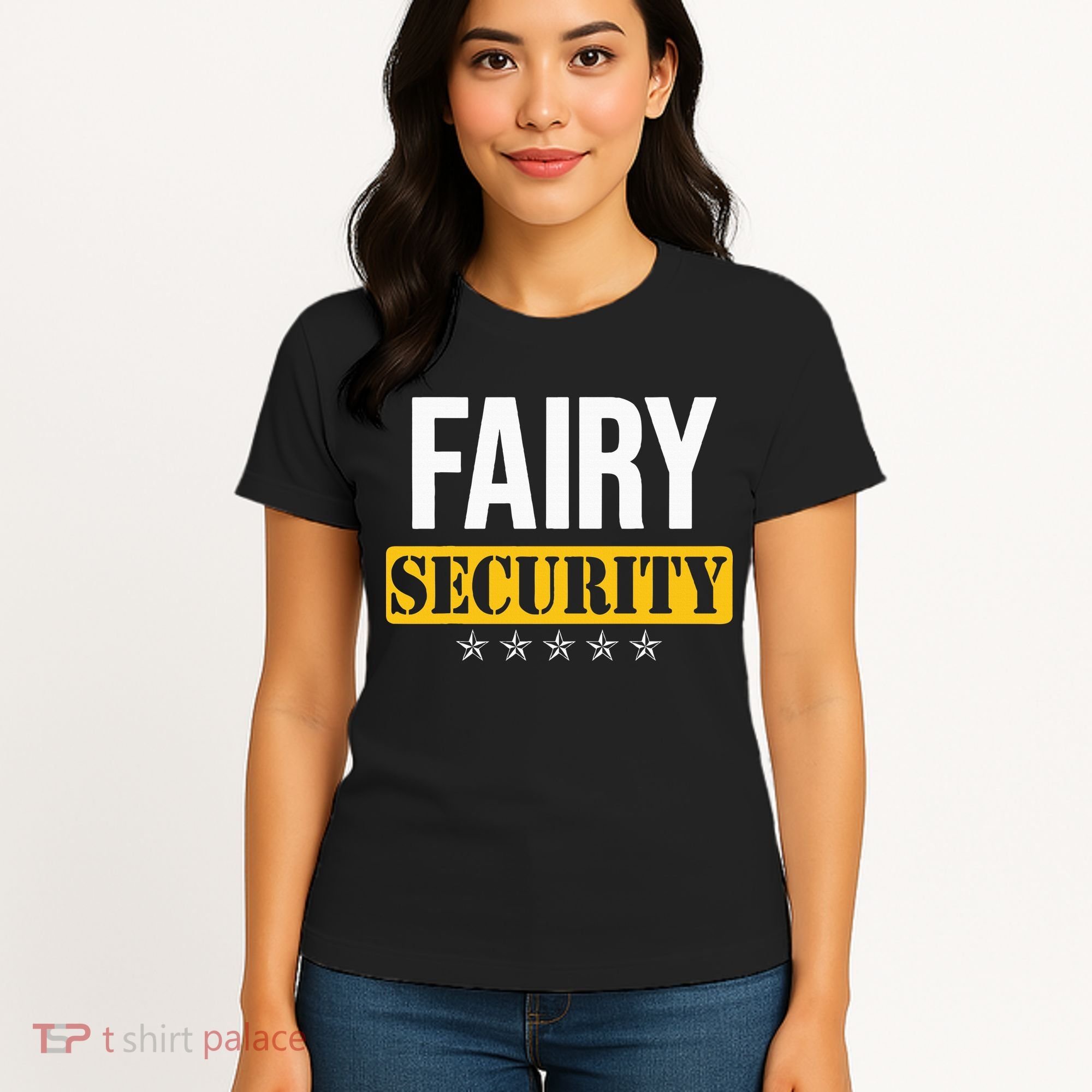 Fairy Security Birthday Family Dad Mom Halloween Costume Women's T-Shirt