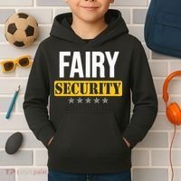 Fairy Security Birthday Family Dad Mom Halloween Costume Kids Hoodie thumb 2