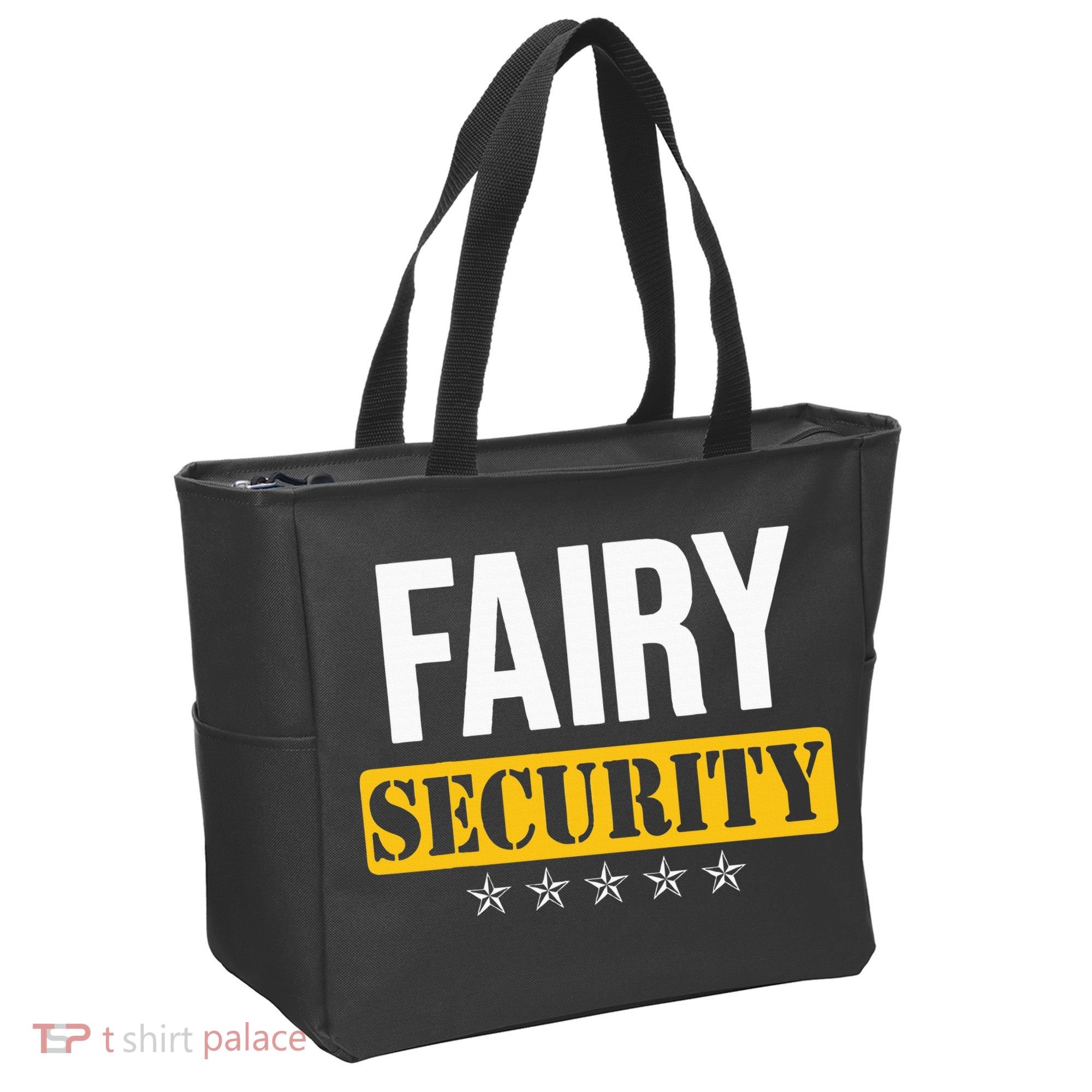 Fairy Security Birthday Family Dad Mom Halloween Costume Tote Bag