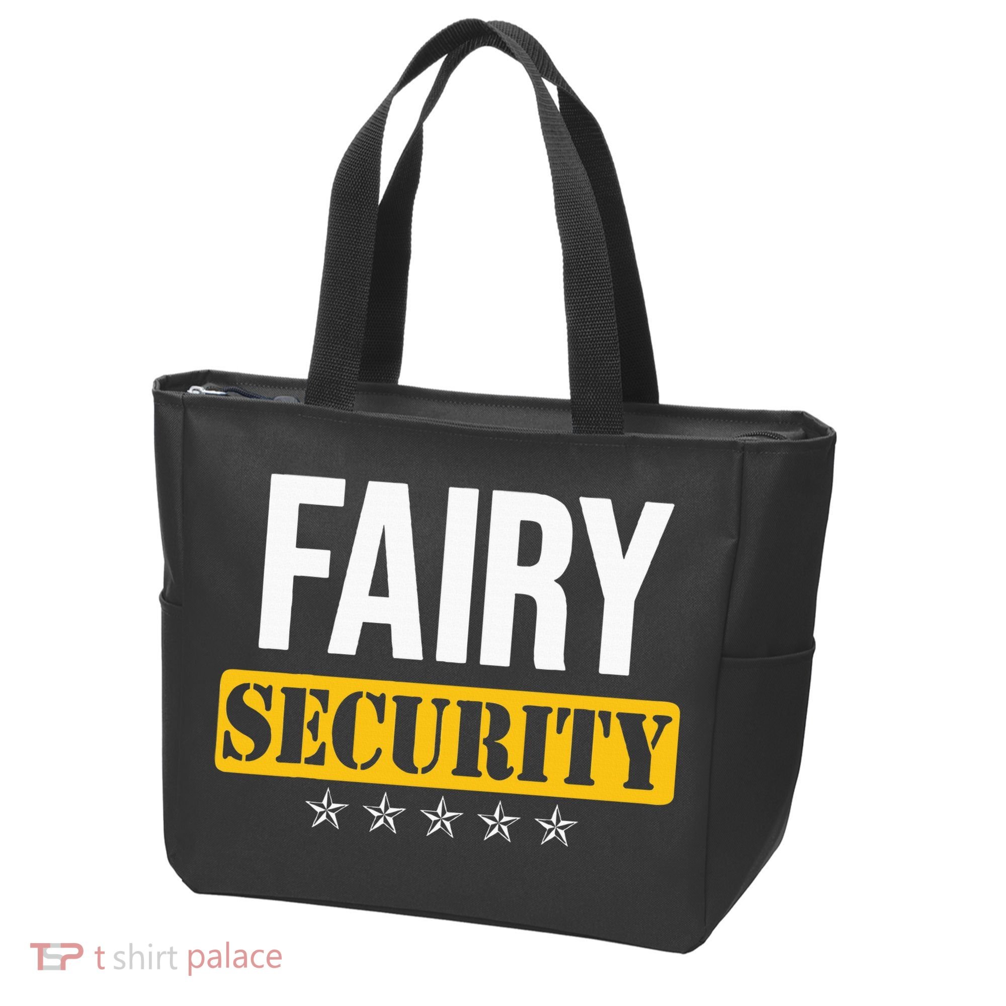 Fairy Security Birthday Family Dad Mom Halloween Costume Tote Bag