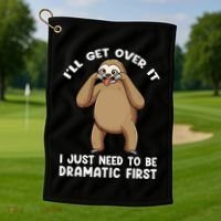 Funny Skeleton Bike Ride Going Through Hell Biker Skeleton Golf Towel thumb 1