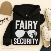 Fairy Security Birthday Family Halloween Costume Dad Mom Hoodie thumb 4