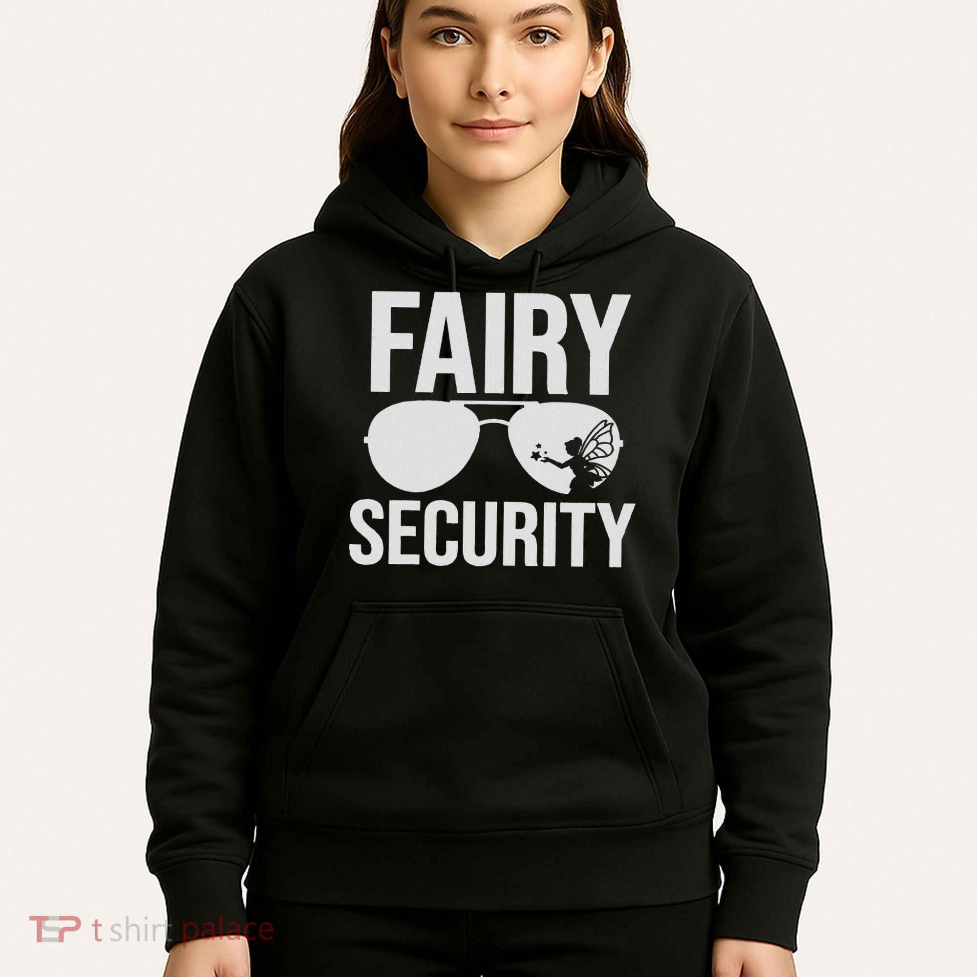 Fairy Security Birthday Family Halloween Costume Dad Mom Hoodie