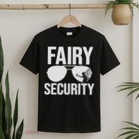 Fairy Security Birthday Family Halloween Costume Dad Mom T-Shirt thumb 2