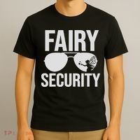 Fairy Security Birthday Family Halloween Costume Dad Mom T-Shirt thumb 3