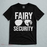 Fairy Security Birthday Family Halloween Costume Dad Mom T-Shirt thumb 5