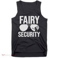 Fairy Security Birthday Family Halloween Costume Dad Mom Tank Top thumb 0