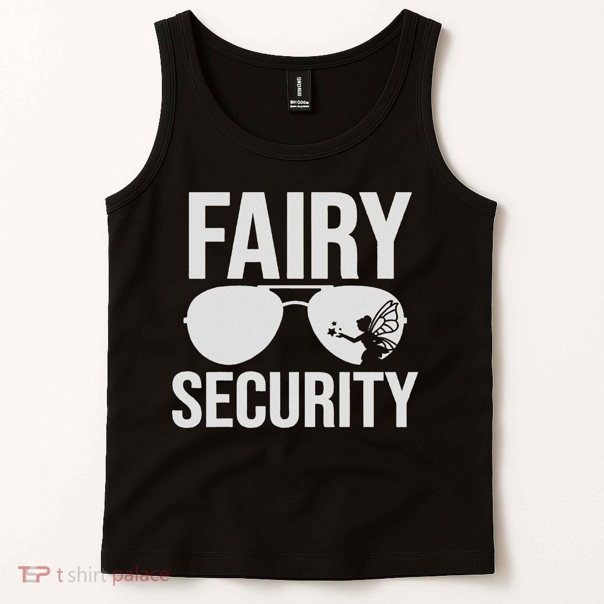 Fairy Security Birthday Family Halloween Costume Dad Mom Tank Top