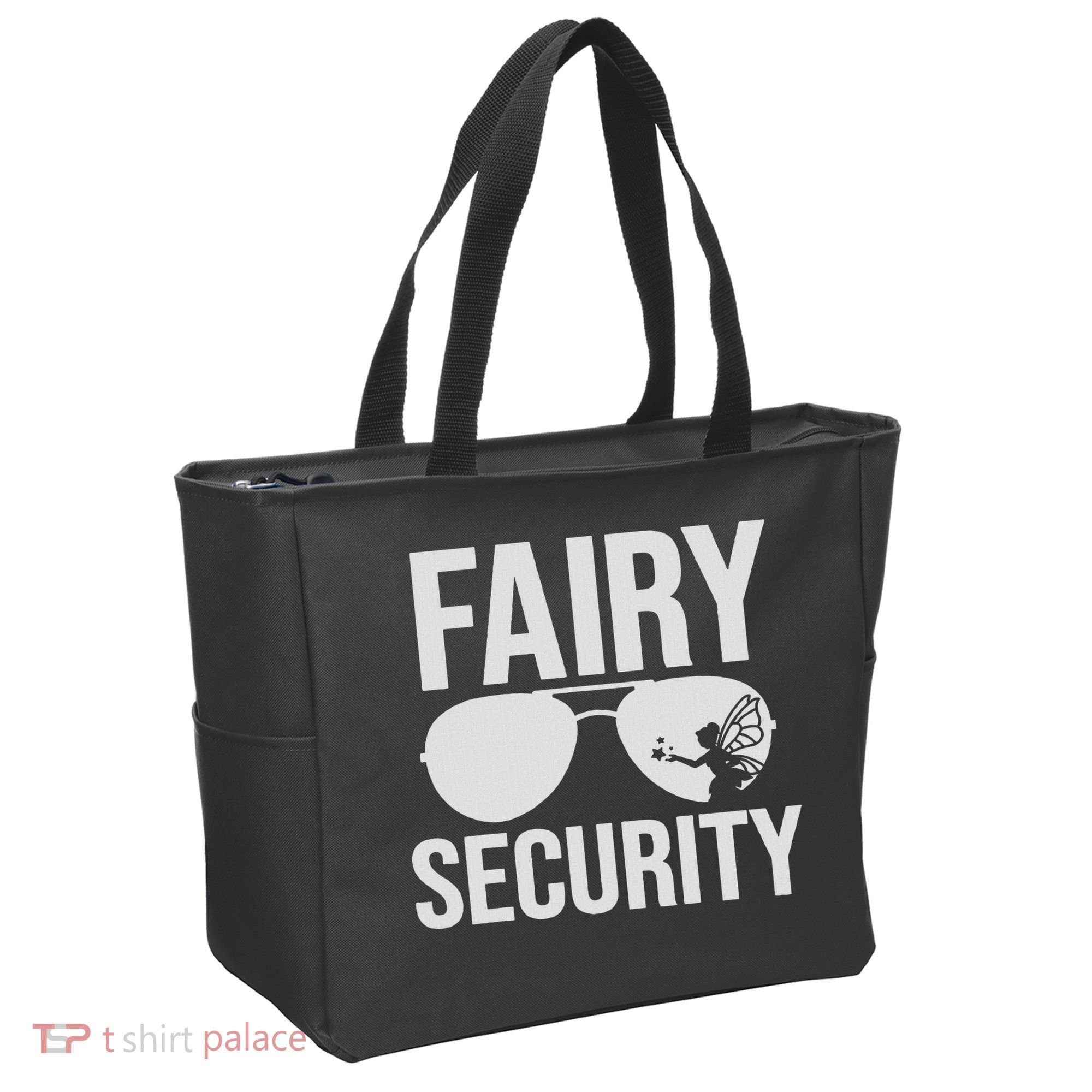 Fairy Security Birthday Family Halloween Costume Dad Mom Tote Bag