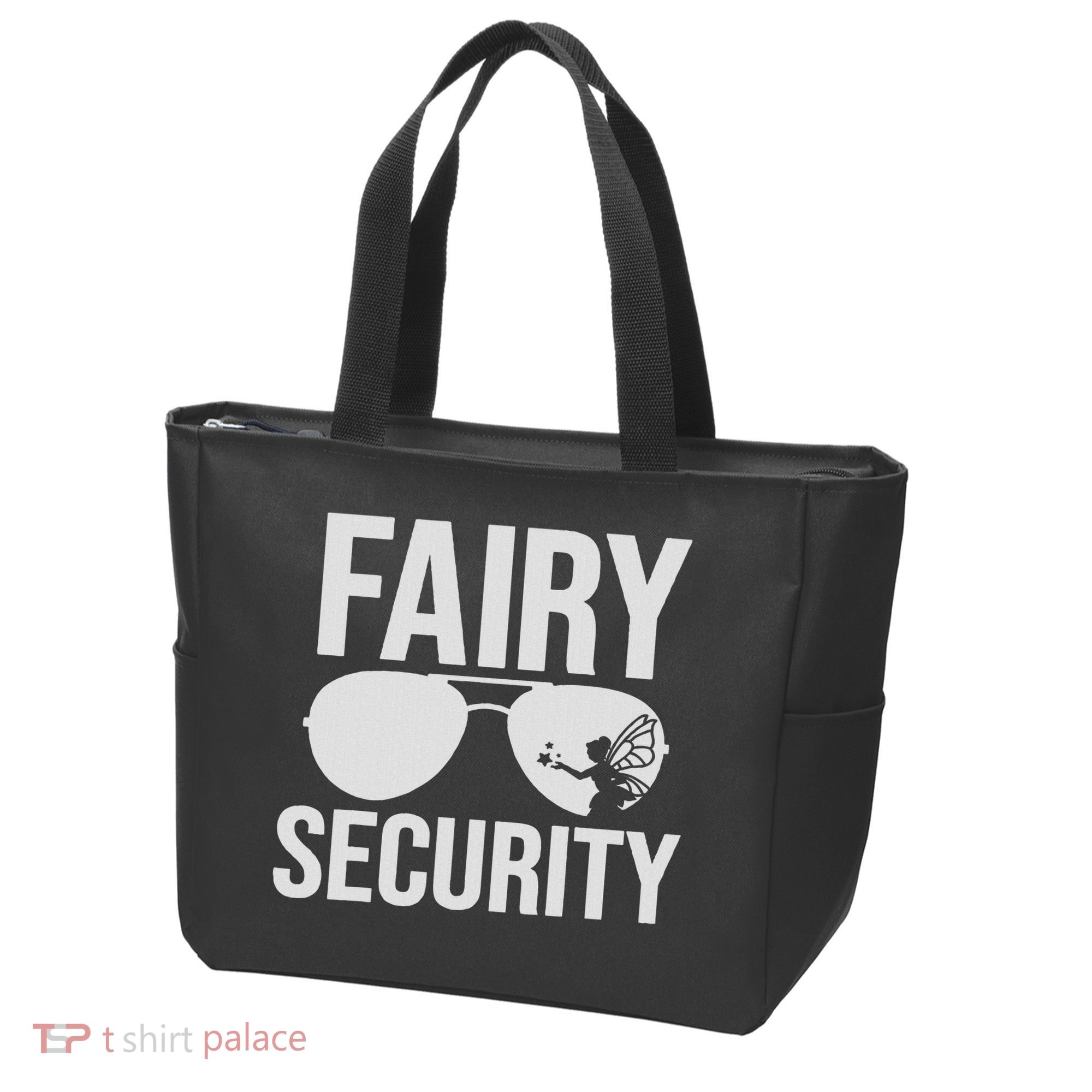 Fairy Security Birthday Family Halloween Costume Dad Mom Tote Bag