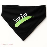 Funny Soy Boy Liberal Vegan Vegetarian USA-Made Doggie Bandana thumb 0