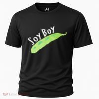 Funny Soy Boy Liberal Vegan Vegetarian Cooling Performance Crew T-Shirt thumb 0