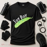 Funny Soy Boy Liberal Vegan Vegetarian Cooling Performance Crew T-Shirt thumb 3