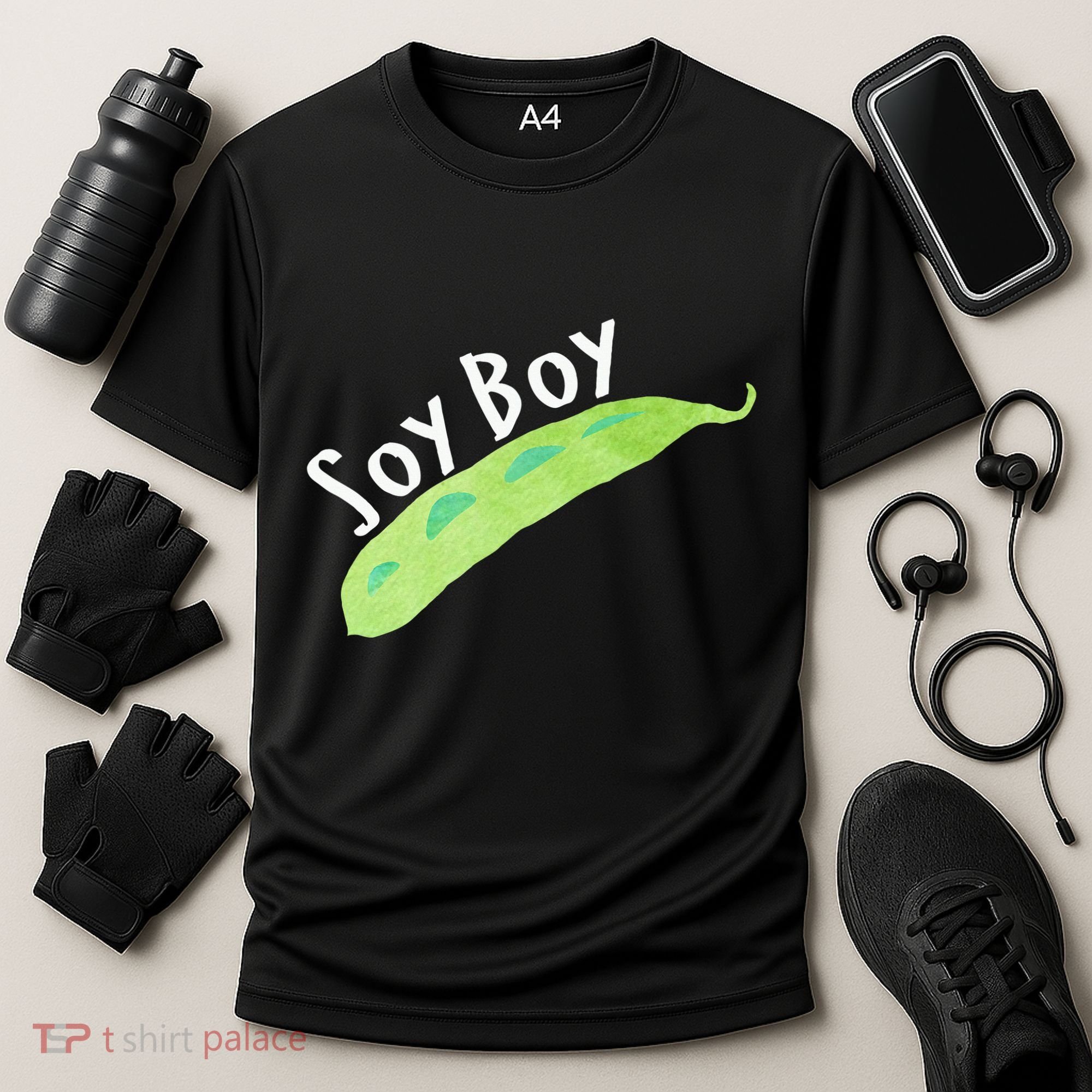 Funny Soy Boy Liberal Vegan Vegetarian Cooling Performance Crew T-Shirt