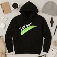 Funny Soy Boy Liberal Vegan Vegetarian Hoodie thumb 3