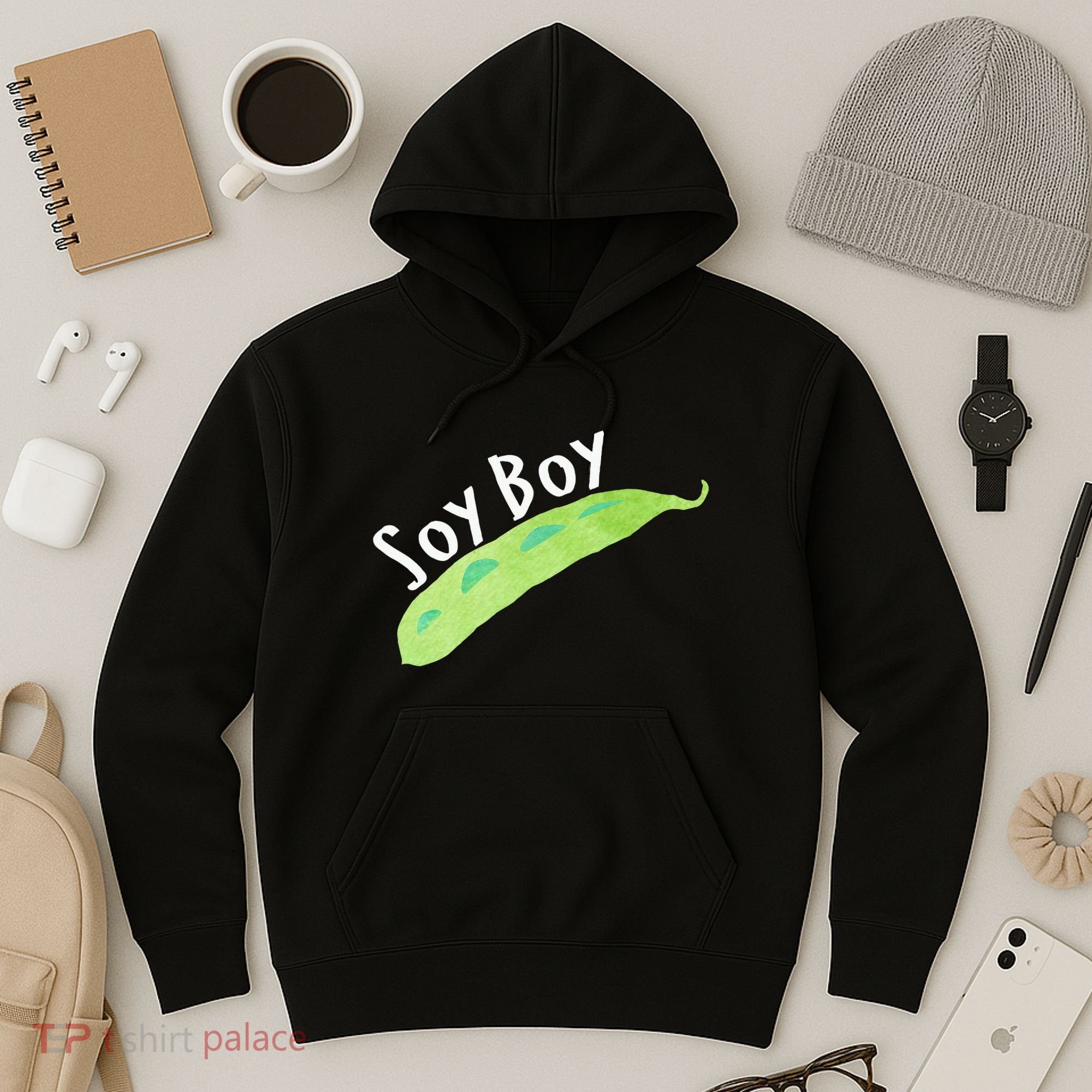 Funny Soy Boy Liberal Vegan Vegetarian Hoodie