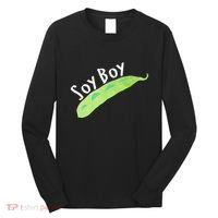 Funny Soy Boy Liberal Vegan Vegetarian Long Sleeve Shirt thumb 0