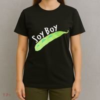 Funny Soy Boy Liberal Vegan Vegetarian T-Shirt thumb 4