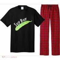 Funny Soy Boy Liberal Vegan Vegetarian Pajama Set thumb 0
