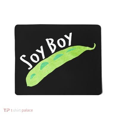Funny Soy Boy Liberal Vegan Vegetarian Mousepad