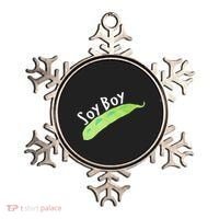 Funny Soy Boy Liberal Vegan Vegetarian Ornament thumb 0